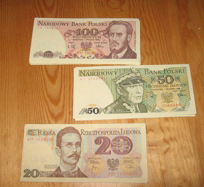 POLSKIE PIENIĄDZE/BANKNOTY - 170 ZETA :)