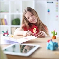 PIXIO Black & White Animals magnetická stavebnice