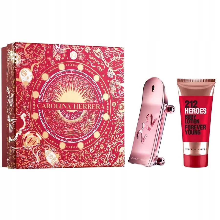 Carolina Herrera 212 Heroes Forever Young EDP 80 ml + balsam do ciała 100ml