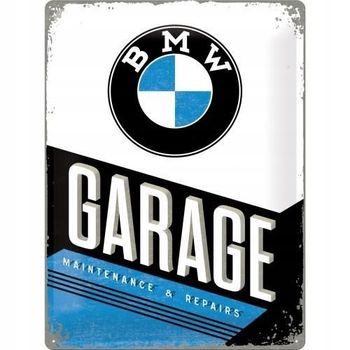 Tablica metalowa, plakat 30x40cm "BMW Garage" 23211