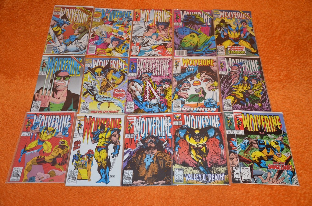 WOLVERINE ZESTAW KOMPLET #54-69 1992 MARVEL X-MEN