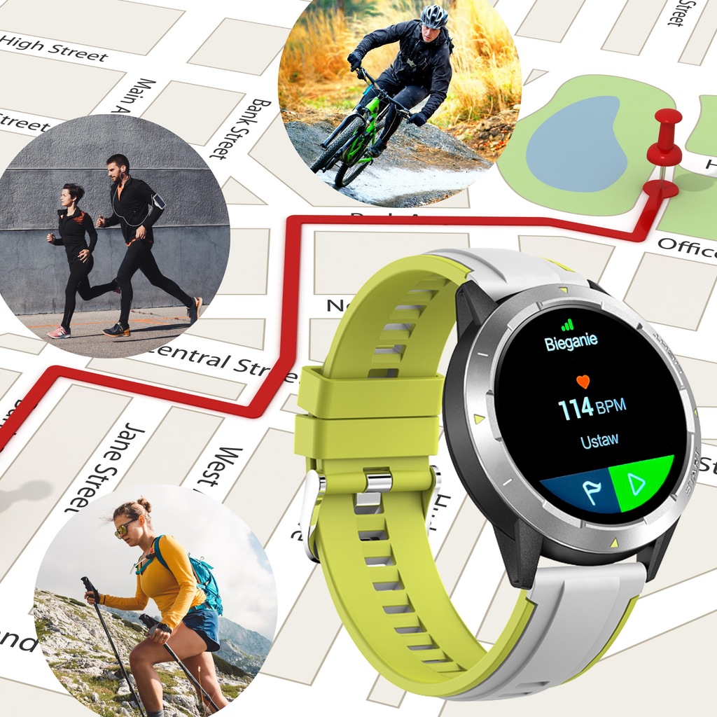 Купить Спортивные умные часы, мужские GPS-часы для бега: отзывы, фото и ...