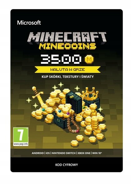 Monety Minecraft Minecoins 3500 (PC/Xbox/Android)
