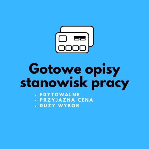 Gotowe opisy stanowisk pracy