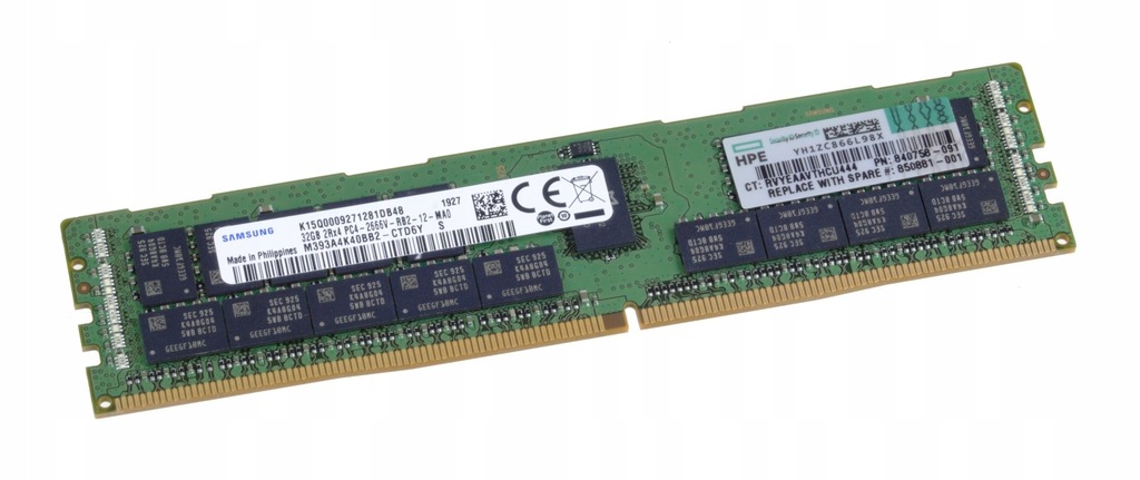 Samsung HPE 32GB 2Rx4 DDR4 2666V M393A4K40BB2-CTD