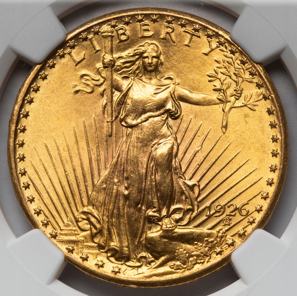 7963. USA 20 dolarów 1926 - NGC MS63