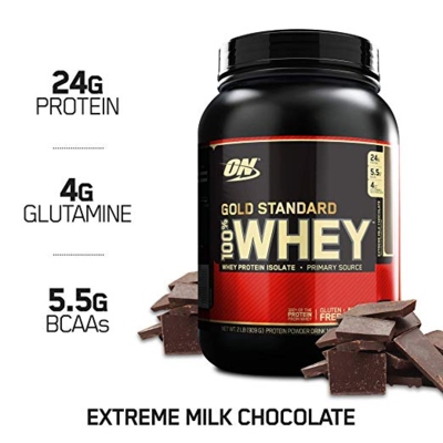 OPTIMUM NUTRITION ODŻYWKA BIAŁKOWA CZEKOLADA 908g