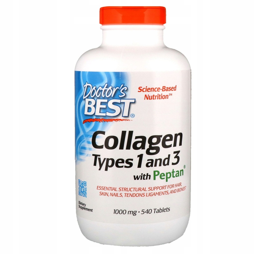 Doctor's Best Kolagen Collagen 1 3 1000mg x 540tab