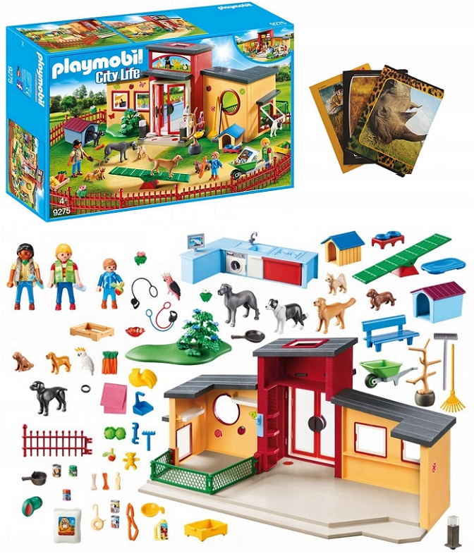 PLAYMOBIL 9275 HOTEL DLA ZWIERZĄT "ŁAPKA