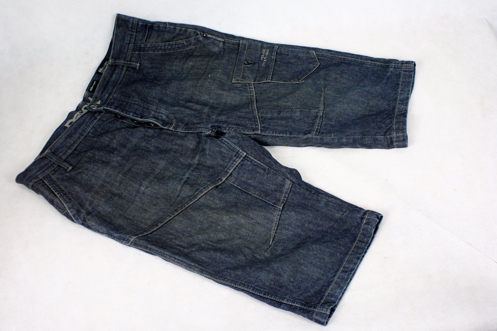 Krótkie spodnie spodenki męskie jeansowe House W34