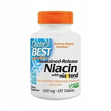 Doctor's Best Time-release Niacin 500 mg 120 tab
