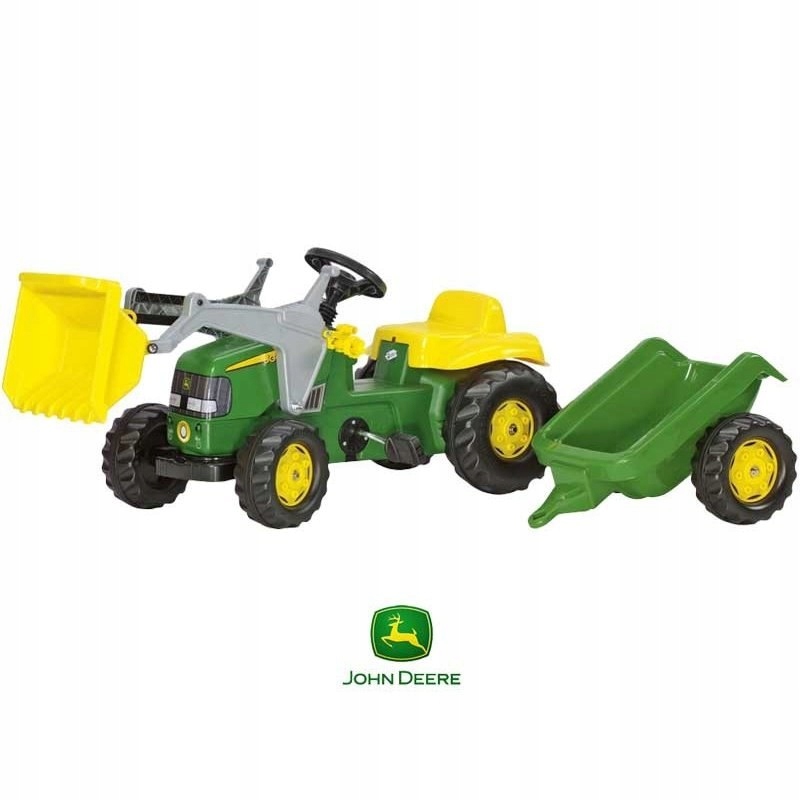 Rolly Toys Traktor na pedały John Deere z łyżką i