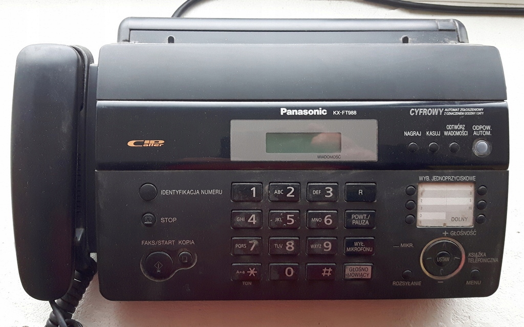 OKAZJA - FAX PANASONIC KX-FT988 - BCM