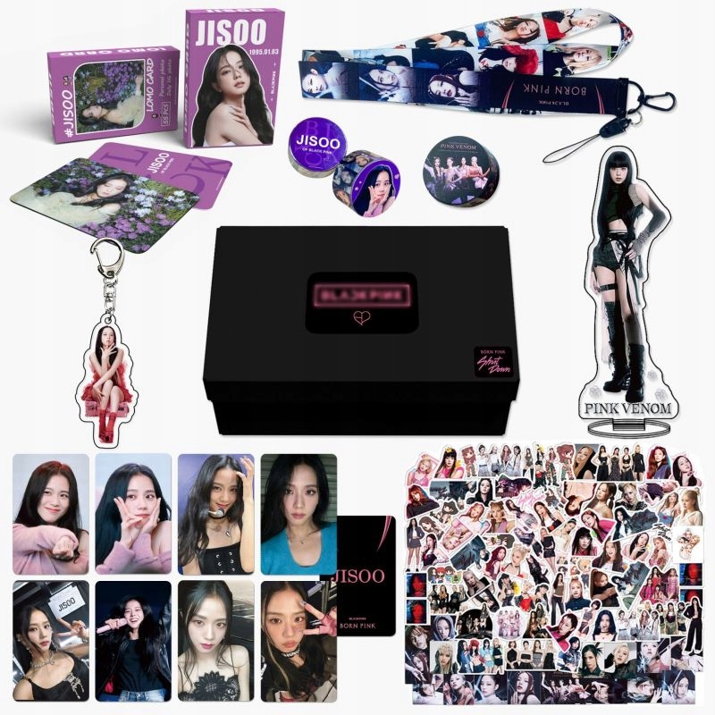 Kpop BLACKPINK Lisa Jennie Rose Jisoo Gift Box Set 32404