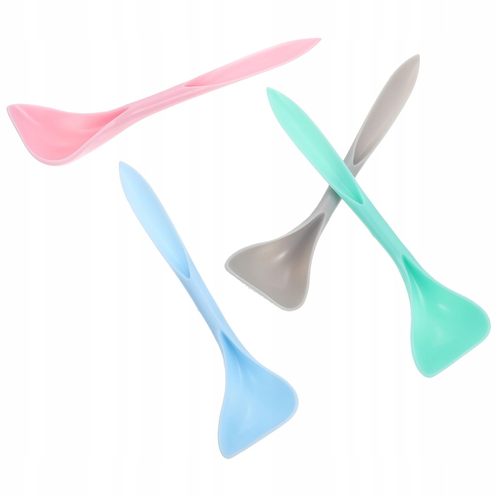 PET FEEDING SPOON MIXING SPOONS SLOTTED SERVING SMALL 4 PCS