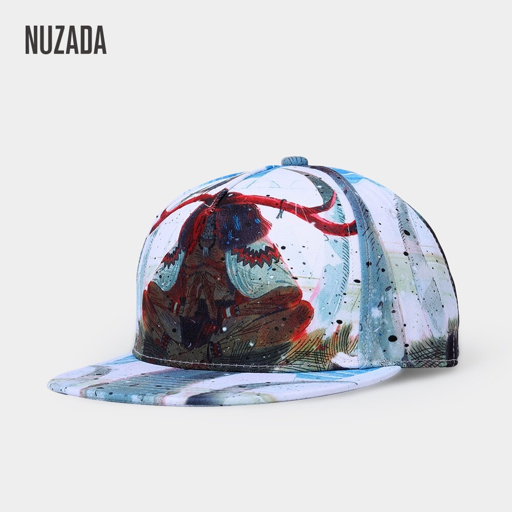 NUZADA CZAPKA Z PŁASKIM DASZKIEM SNAPBACK FULLCAP