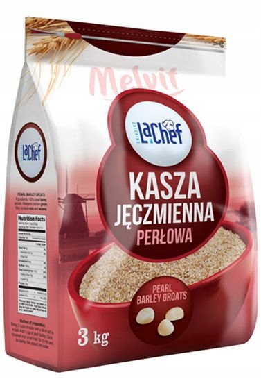 Kasza jęczmienna perłowa 3 kg Melvit La Chef