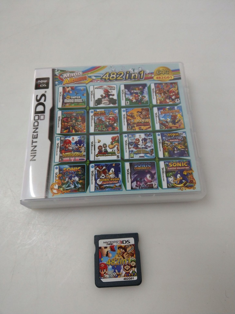 Kaseta z grą 482 w 1, kompilacje kart DS lucasss