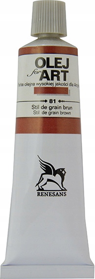 Farba Olej for Art Renesans 81 DE GRAIN BRUN 60 ml