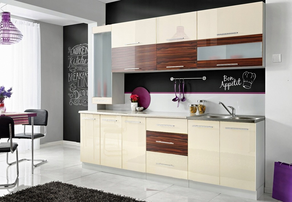 Купить Кухонная мебель Monika S - глянцевый - 10 цветов: отзывы, фото, характеристики в интерне-магазине Aredi.ru