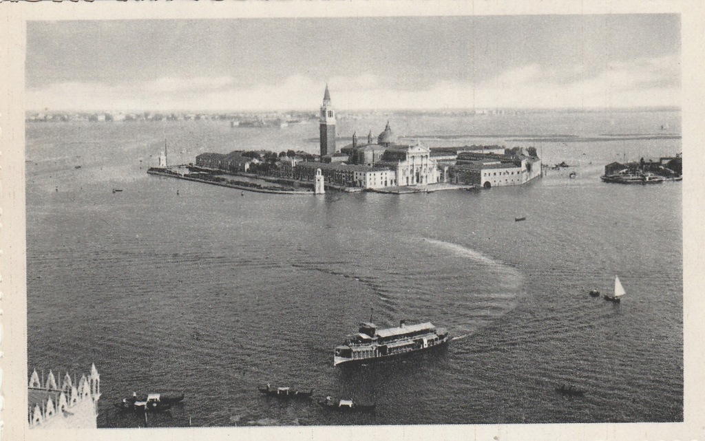 1630.Włochy Wenecja,Wyspa Laguny Weneckiej, Przedwojenna Pocztówka