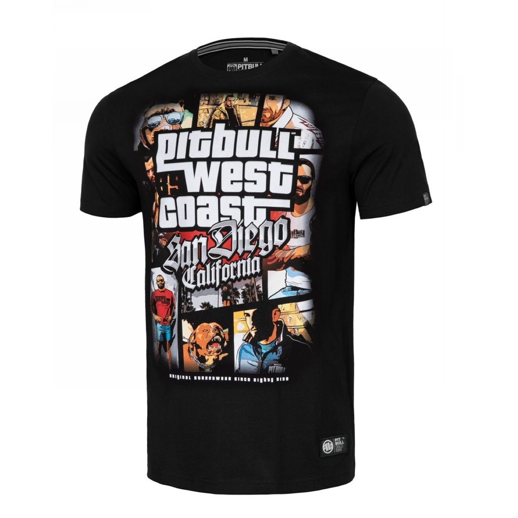 Koszulka Pit Bull 190 Regular Series Most Wanted '24 Czarna 3XL