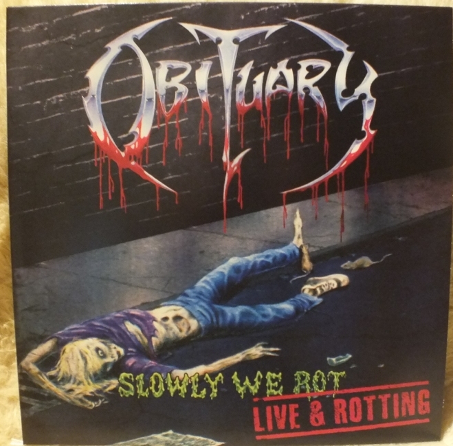 Obituary... Slowly We Rot . Ltd Green -LP