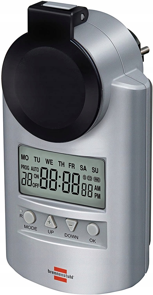 Brennenstuhl Programator czasowy Primera-Line | 1507490 DT IP44 DE 3555 V3