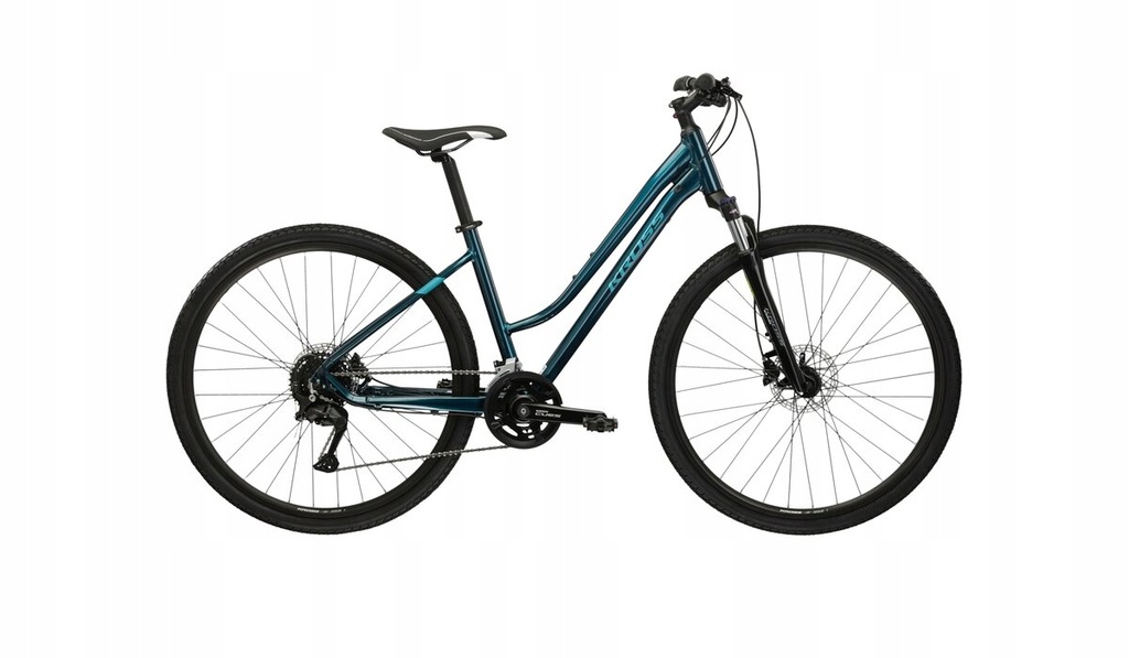 ROWER KROSS 28" D EVADO 5.0 L turkusowo zielony połysk 2024 19"