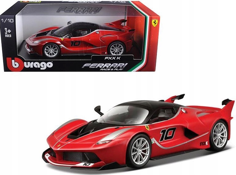 FERRARI FXX K #10 duży model 1:18 Bburago 16010