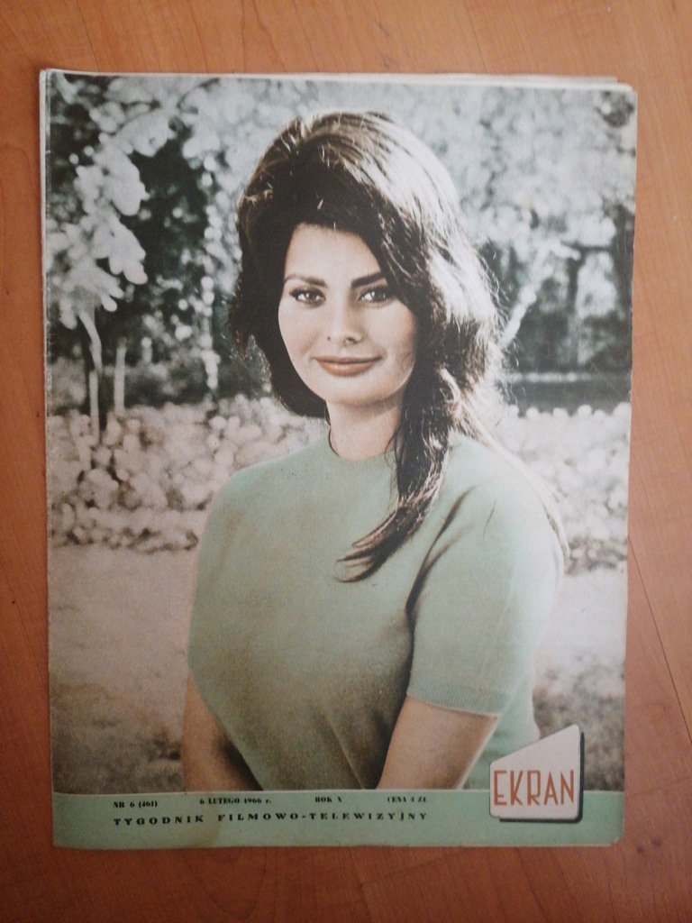 EKRAN 6 /1966 Sofia Loren Tygodnik