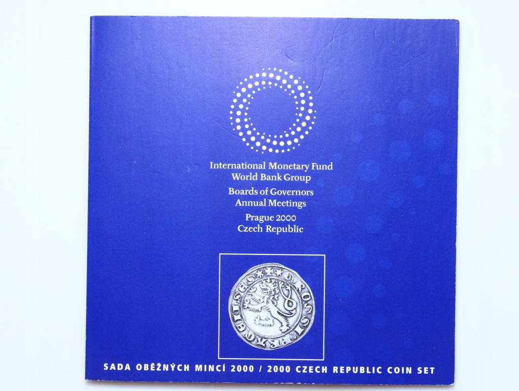 MENNICZY SET - Czechy 2000 - 9 monet + medal