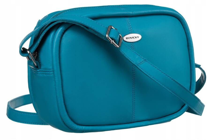 Mała, skórzana listonoszka damska - Rovicky [Z2]