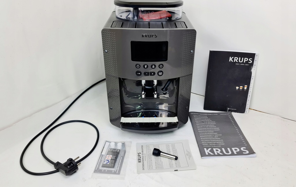 Krups EA815 Essential Grey Cappuccino 12847349729 oficjalne archiwum Allegro