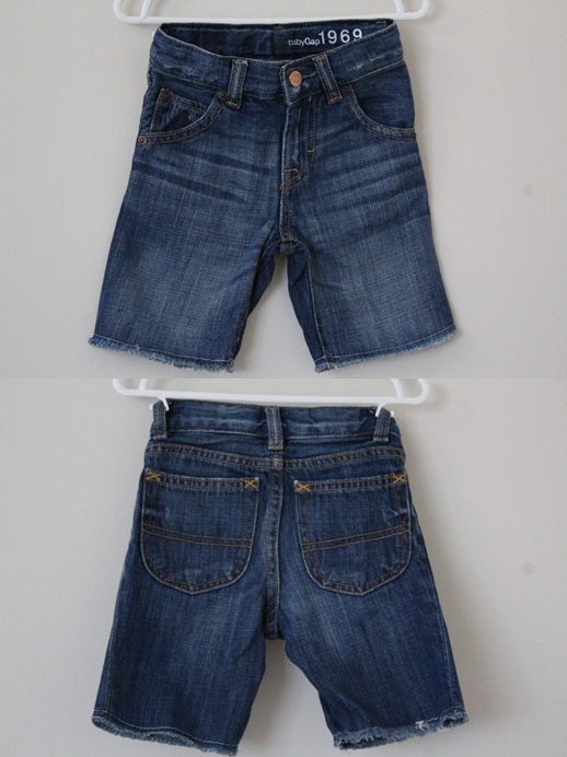 Krótkie jeansowe spodenki GAP, 92cm