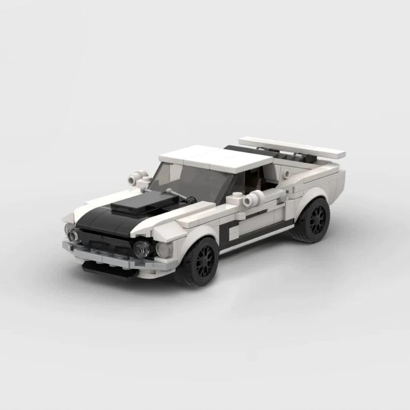 Ford Mustang Boss 302 Biały Klocki LEGO