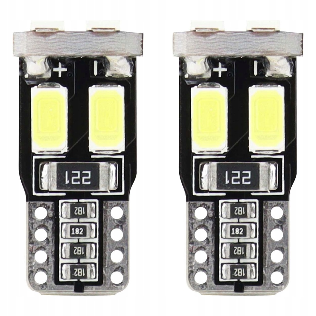 LED CANBUS 6SMD-2 5730 T10 (W5W) White