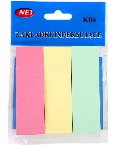 ZAKŁADKI INDEKSUJĄCE PASTEL 3X100K, NET