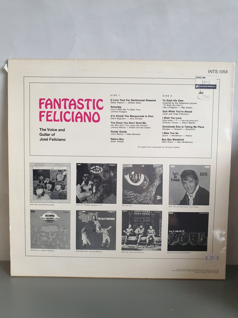 Купить Набор виниловых пластинок Music Jose Feliciano / Classic. 4xLP: отзывы, фото, характеристики в интерне-магазине Aredi.ru