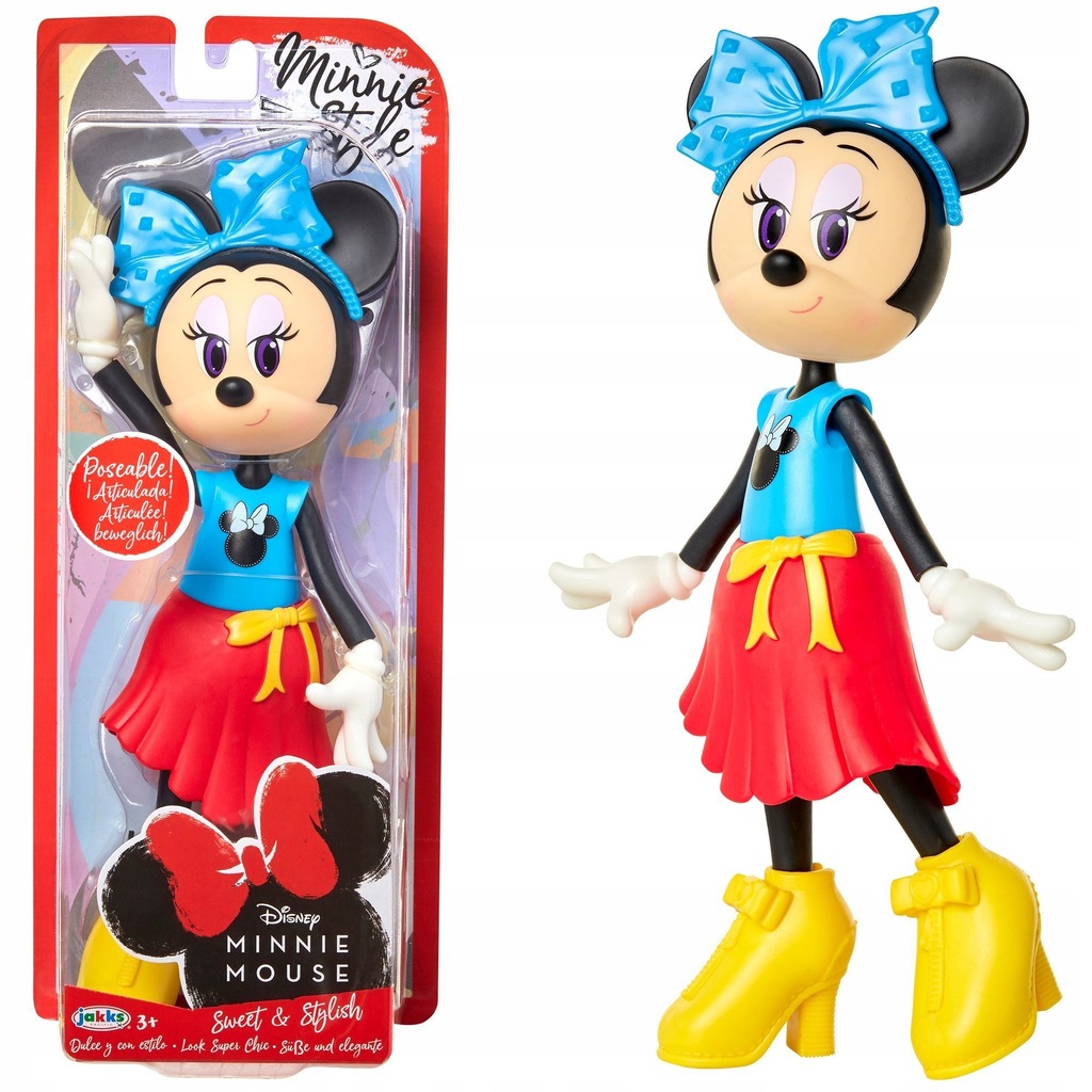 LALKA MINNIE MOUSE MYSZKA MIKI TV FIGURKA