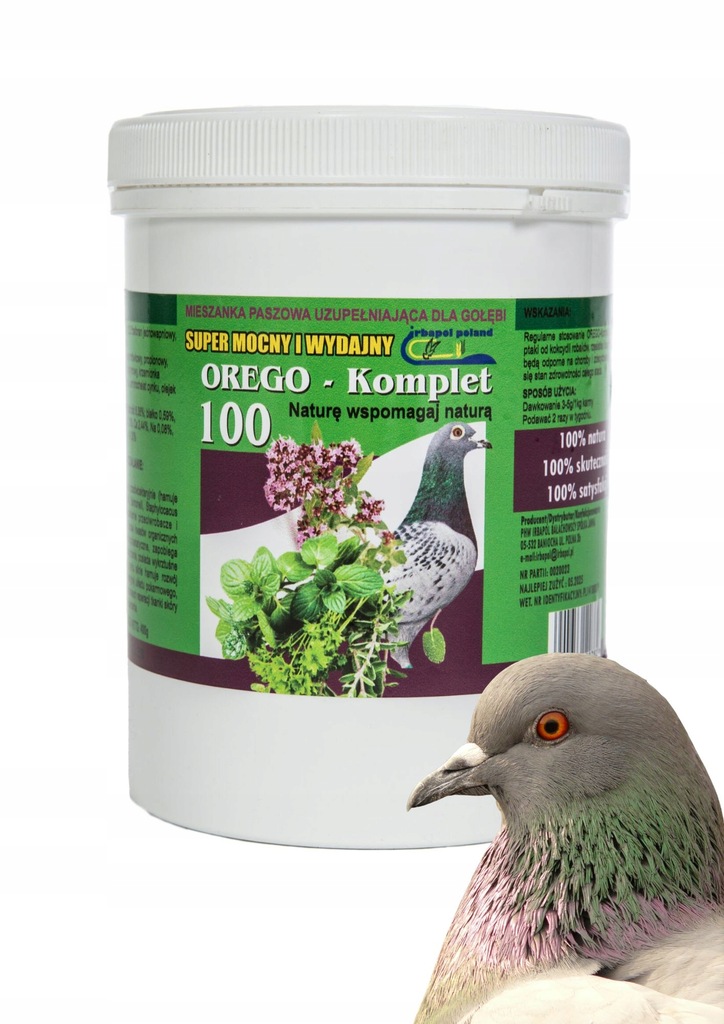 Preparat dla gołębi Orego - Komplet 400g