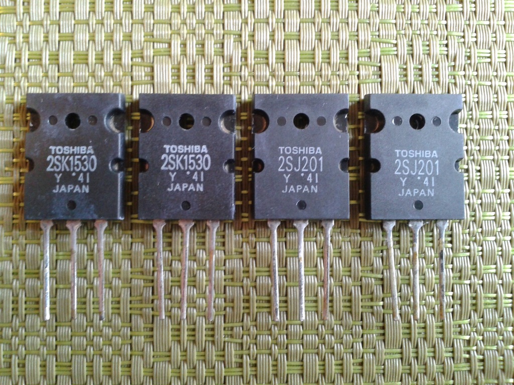 MOS-FET AUDIO TOSHIBA 2SK1530 2SJ201 2 PARY - 9752206609 MOS-FET AUDIO TOSHIBA 2SK1530 2SJ201 2 PARY - 9752206609