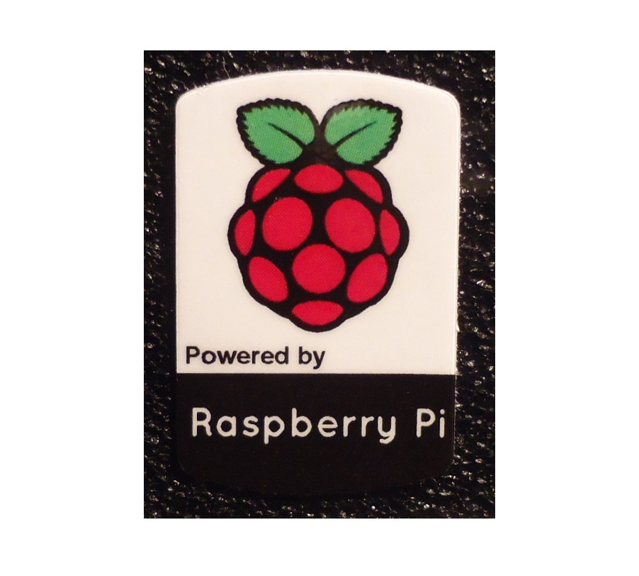 306 Naklejka Raspberry Pi 19 x 28 mm