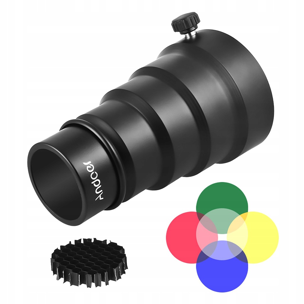 98mm Mini Flash Mount Metal Snoot z siatką o struk