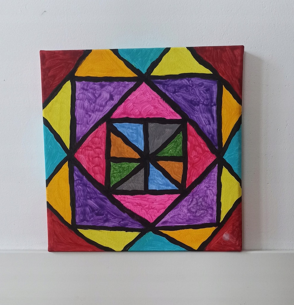 Obraz: Trójkąty i kwadraty
