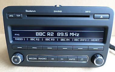 RADIO SKODA FABIA 2 ROOMSTER SWING MP3 PARKTRONIK