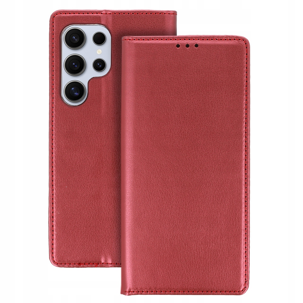 Etui Smart Magneto do Samsung S24 Ultra burgundowa