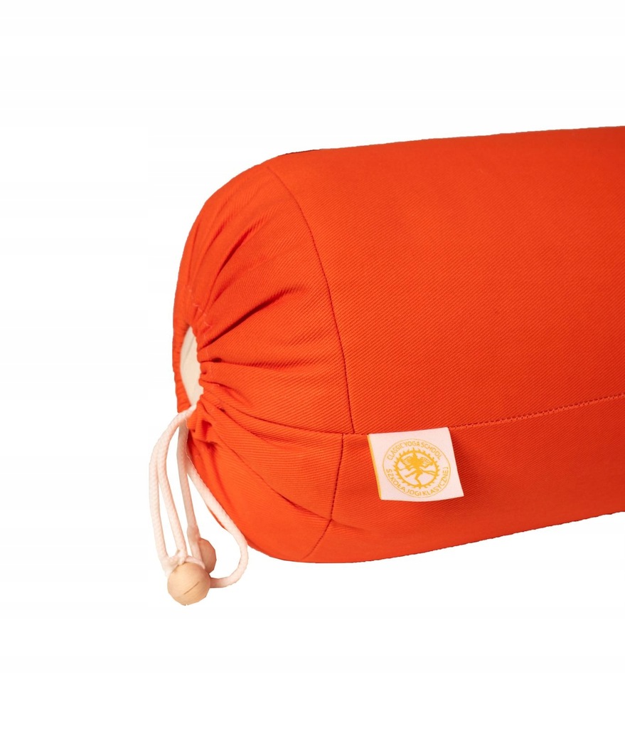 WAŁEK GRYCZANY DO JOGI BOLSTER POMARAŃCZOWY DUŻY 12638645113