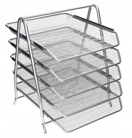 Półka na akta srebrna /NET