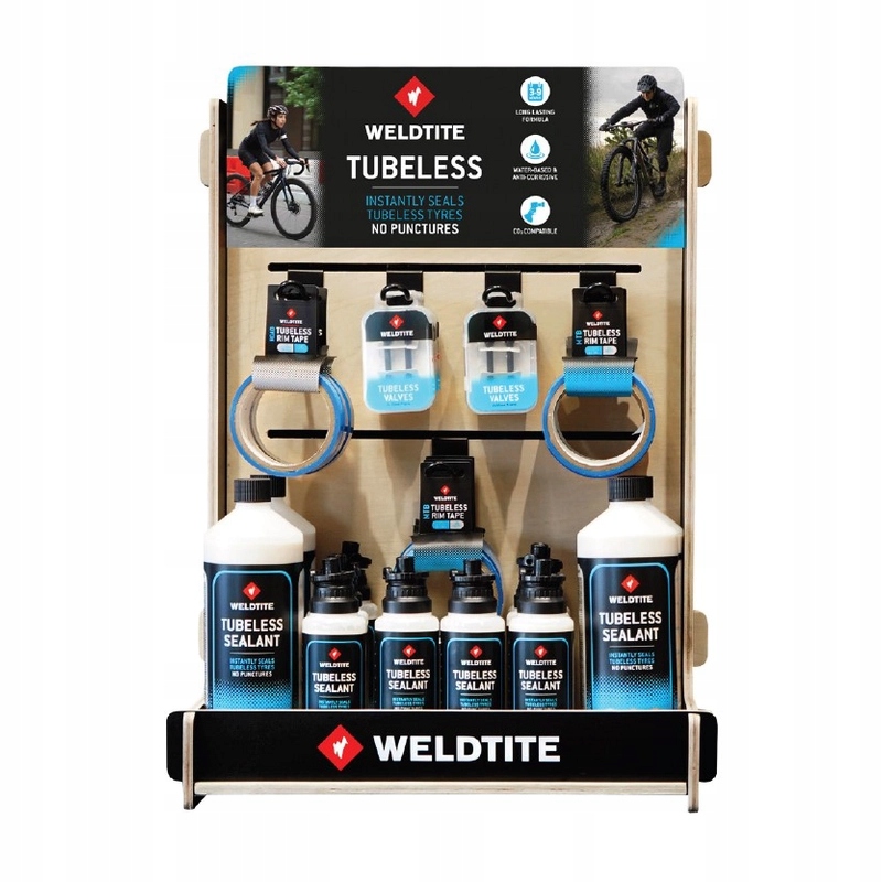 Display WELDTITE Tubeless Shop Stand + Zestaw